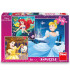 ДЕТСКИ ПЪЗЕЛ DISNEY PRINCESS 3Х55 ЧАСТИ - ПЪЗЕЛИ И КУБЧЕТА