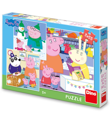 ДЕТСКИ ПЪЗЕЛ PEPPA PIG 3Х55 ЧАСТИ - ПЪЗЕЛИ И КУБЧЕТА