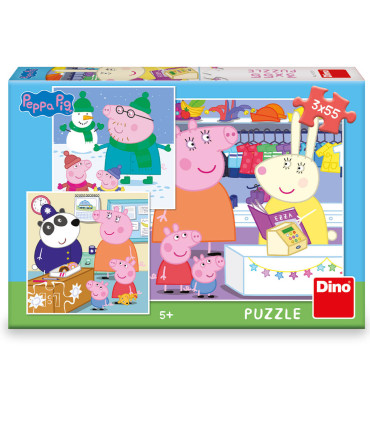 ДЕТСКИ ПЪЗЕЛ PEPPA PIG 3Х55 ЧАСТИ - ПЪЗЕЛИ И КУБЧЕТА