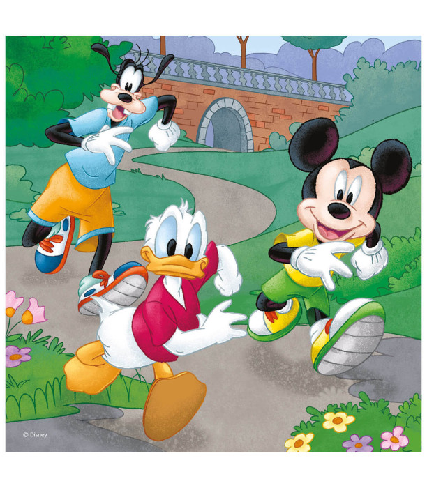ДЕТСКИ ПЪЗЕЛ MICKEY & MINNIE 3Х55 ЧАСТИ - ПЪЗЕЛИ И КУБЧЕТА