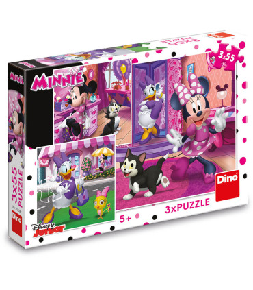 ДЕТСКИ ПЪЗЕЛ MINNIE 3Х55 ЧАСТИ - ПЪЗЕЛИ И КУБЧЕТА