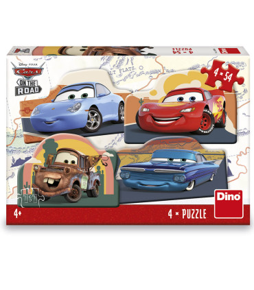 ДЕТСКИ ПЪЗЕЛ CARS 4Х54 ЧАСТИ - ПЪЗЕЛИ И КУБЧЕТА