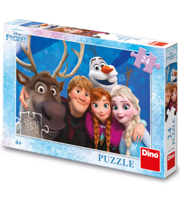 ДЕТСКИ ПЪЗЕЛ FROZEN 24 ЧАСТИ - ПЪЗЕЛИ И КУБЧЕТА