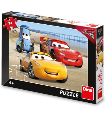 ДЕТСКИ ПЪЗЕЛ CARS 24 ЧАСТИ - ПЪЗЕЛИ И КУБЧЕТА