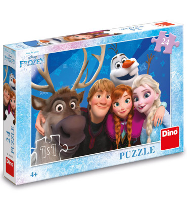 ДЕТСКИ ПЪЗЕЛ FROZEN 24 ЧАСТИ - ПЪЗЕЛИ И КУБЧЕТА