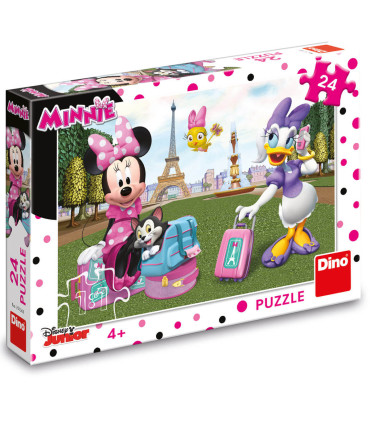 ДЕТСКИ ПЪЗЕЛ MINNIE В ПАРИЖ 24 ЧАСТИ - ПЪЗЕЛИ И КУБЧЕТА