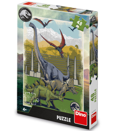 ДЕТСКИ ПЪЗЕЛ JURASSIC WORLD 48 ЧАСТИ - ПЪЗЕЛИ И КУБЧЕТА