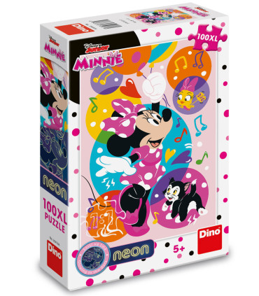 ДЕТСКИ ПЪЗЕЛ MINNIE 100 XL ЧАСТИ НЕОН - ПЪЗЕЛИ И КУБЧЕТА