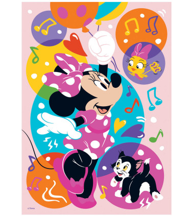 ДЕТСКИ ПЪЗЕЛ MINNIE 100 XL ЧАСТИ НЕОН - ПЪЗЕЛИ И КУБЧЕТА