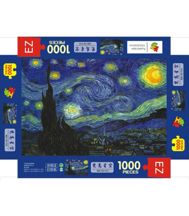 ПЪЗЕЛ ВАН ГОГ 1000 ЧАСТИ - ПЪЗЕЛИ И КУБЧЕТА