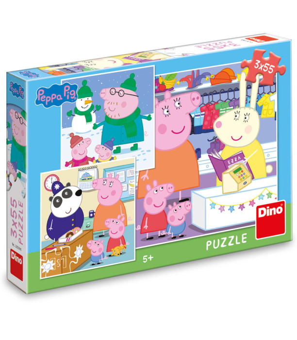 ДЕТСКИ ПЪЗЕЛ PEPPA PIG 3Х55 ЧАСТИ - ПЪЗЕЛИ И КУБЧЕТА