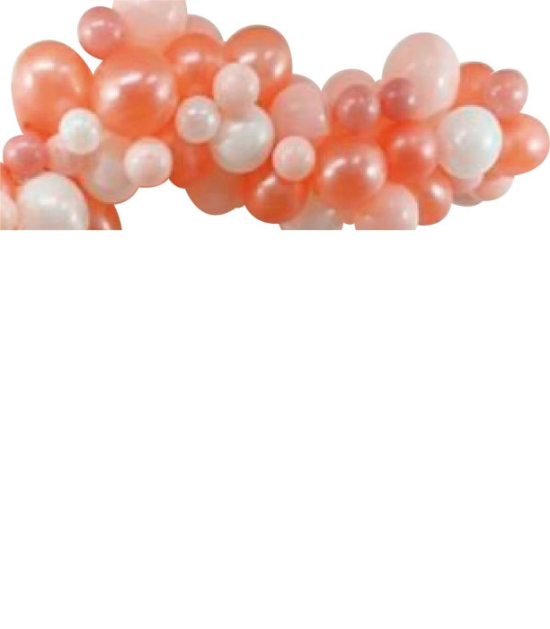 КОМПЛЕКТ ЗА АРКА С 60 БАЛОНА РОЗОВО ЗЛАТО/ROSEGOLD 60 - АРКИ И КОМПЛЕКТИ