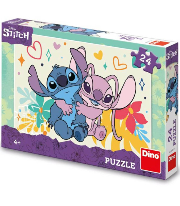 ДЕТСКИ ПЪЗЕЛ STITCH AND ANGEL 24 ЧАСТИ - ПЪЗЕЛИ И КУБЧЕТА
