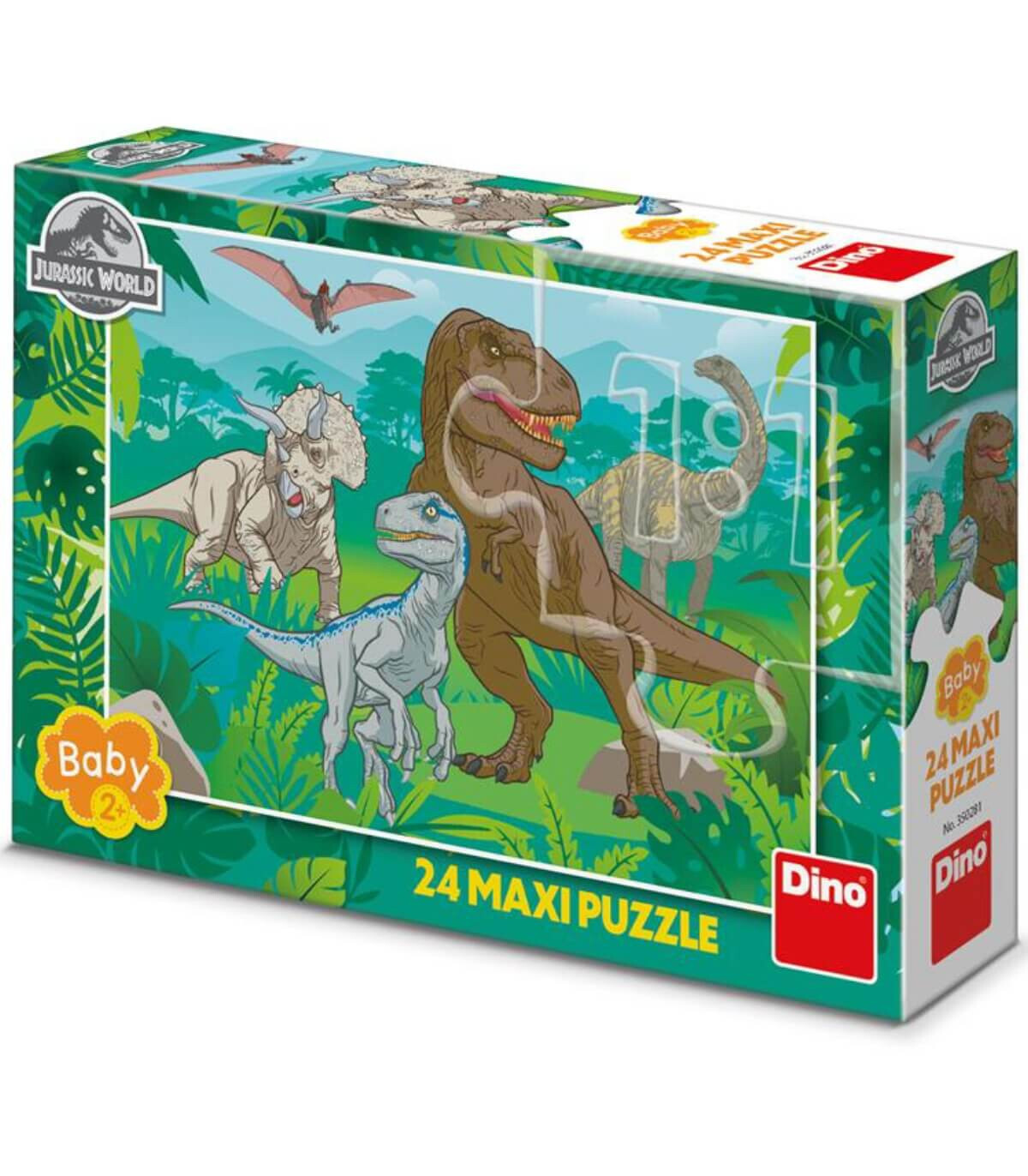 МАКСИ ПЪЗЕЛ JURASSIC WORLD 24 ЧАСТИ - ПЪЗЕЛИ И КУБЧЕТА