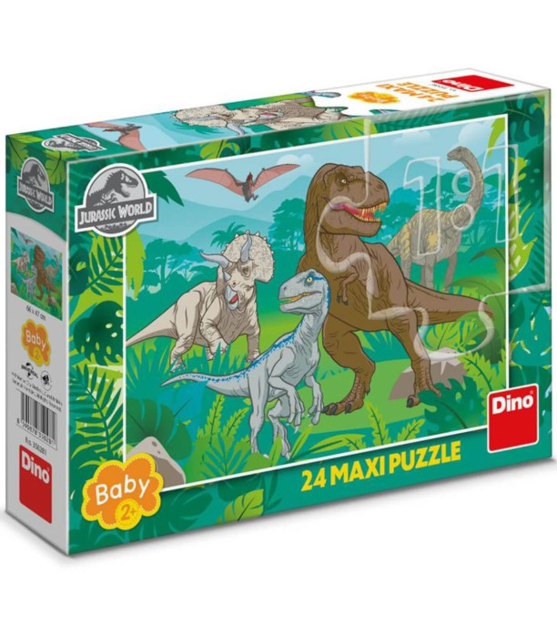 МАКСИ ПЪЗЕЛ JURASSIC WORLD 24 ЧАСТИ - ПЪЗЕЛИ И КУБЧЕТА