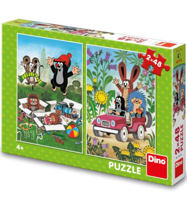 ДЕТСКИ ПЪЗЕЛ THE LITTLE MOLE 2X48 ЧАСТИ - ПЪЗЕЛИ И КУБЧЕТА
