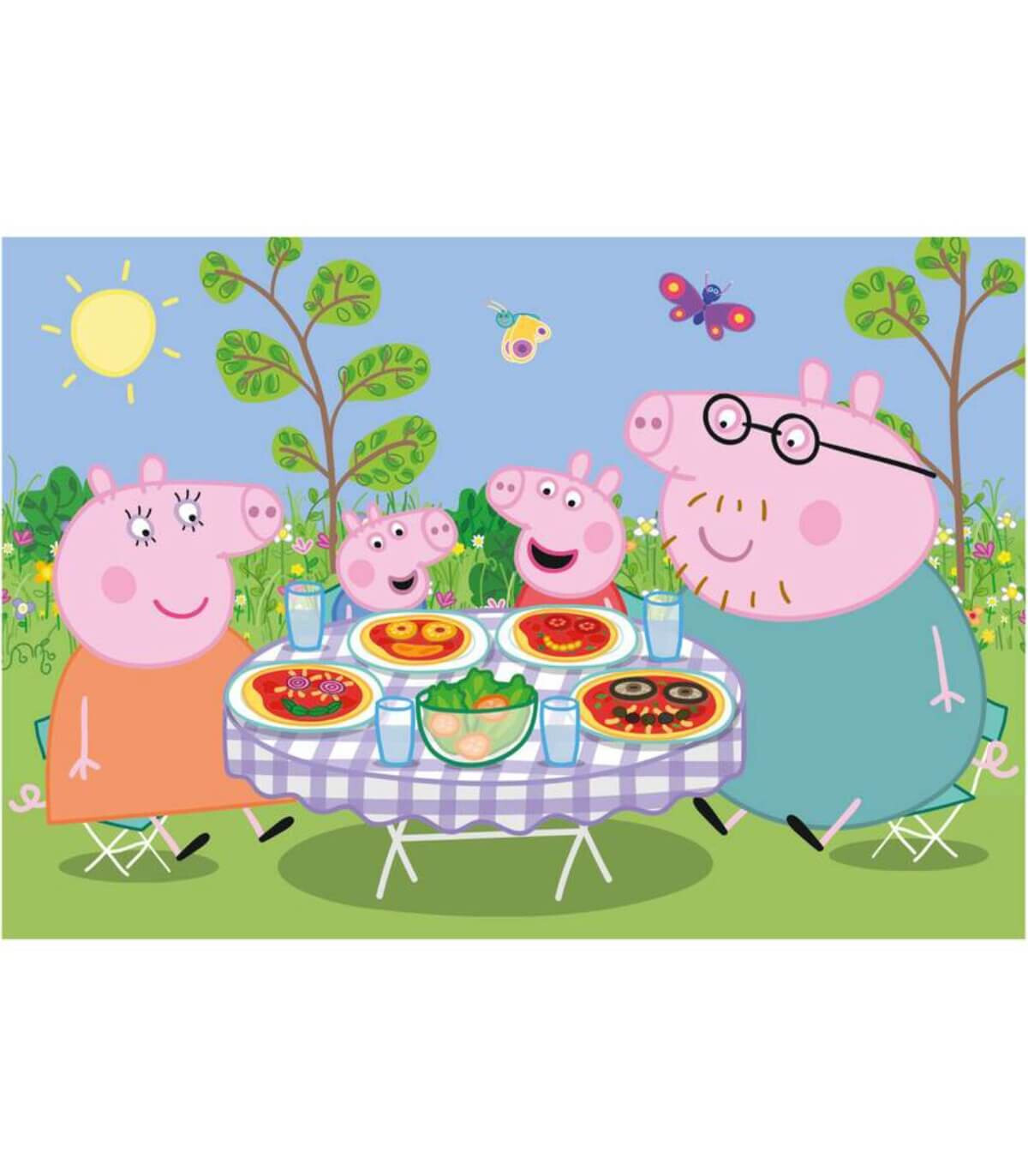 ДЕТСКИ ПЪЗЕЛ PEPPA PIG: НА ПОЧИВКА 2X48 ЧАСТИ - ПЪЗЕЛИ И КУБЧЕТА