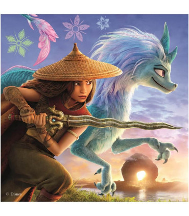 ДЕТСКИ ПЪЗЕЛ RAYA AND THE LAST DRAGON 3X55 ЧАСТИ - ПЪЗЕЛИ И КУБЧЕТА