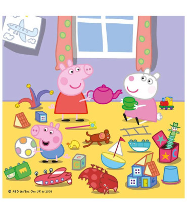 ДЕТСКИ ПЪЗЕЛ PEPPA PIG: ВАКАНЦИЯ 3X55 ЧАСТИ - ПЪЗЕЛИ И КУБЧЕТА