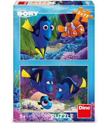ДЕТСКИ ПЪЗЕЛ DORY & NEMO 2X77 ЧАСТИ - ПЪЗЕЛИ И КУБЧЕТА