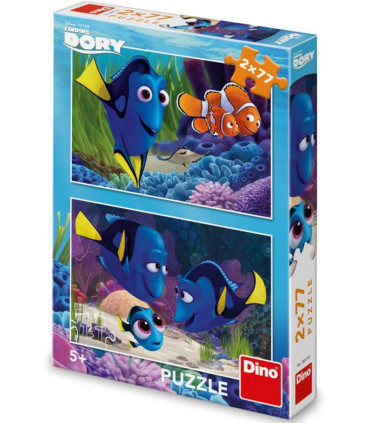 ДЕТСКИ ПЪЗЕЛ DORY & NEMO 2X77 ЧАСТИ - ПЪЗЕЛИ И КУБЧЕТА