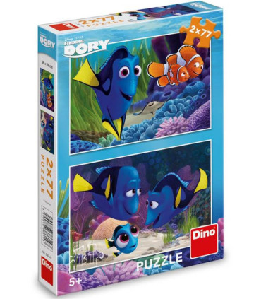 ДЕТСКИ ПЪЗЕЛ DORY & NEMO 2X77 ЧАСТИ - ПЪЗЕЛИ И КУБЧЕТА