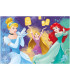ДЕТСКИ ПЪЗЕЛ DISNEY PRINCESS 2X77 ЧАСТИ - ПЪЗЕЛИ И КУБЧЕТА