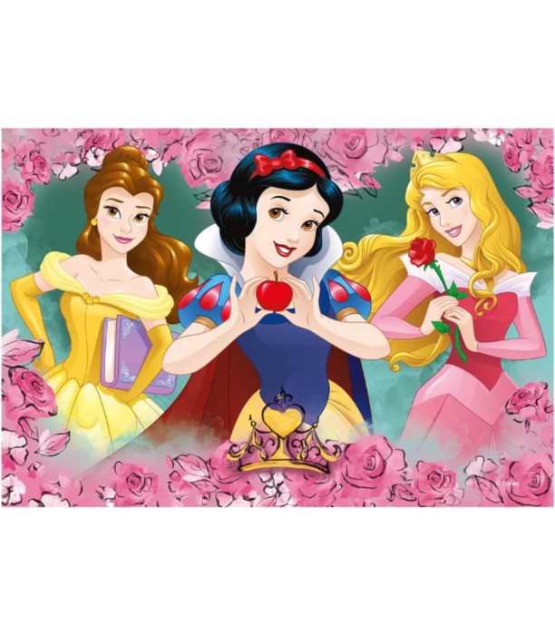 ДЕТСКИ ПЪЗЕЛ DISNEY PRINCESS 2X77 ЧАСТИ - ПЪЗЕЛИ И КУБЧЕТА