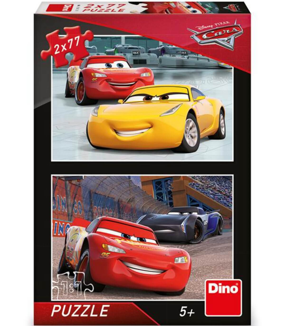 ДЕТСКИ ПЪЗЕЛ CARS: СЪСТЕЗАТЕЛИ 2X77 ЧАСТИ - ПЪЗЕЛИ И КУБЧЕТА