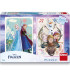 ДЕТСКИ ПЪЗЕЛ FROZEN: ANNA & ELSA 2X77 ЧАСТИ - ПЪЗЕЛИ И КУБЧЕТА