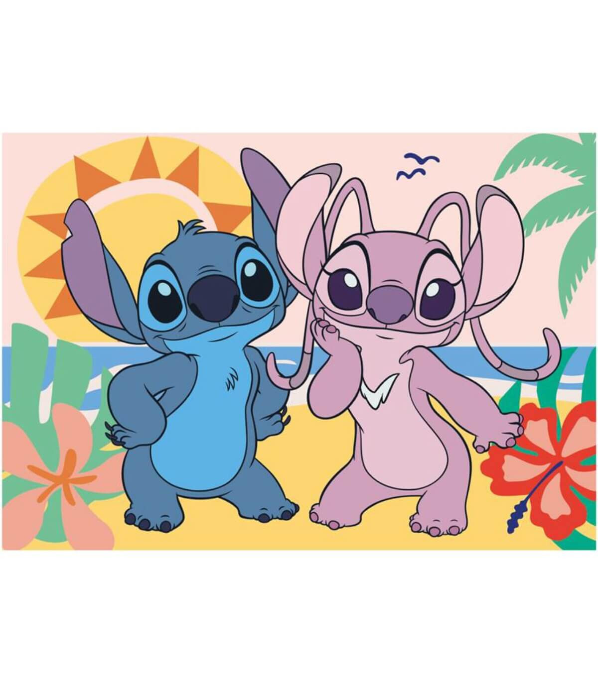 ДЕТСКИ ПЪЗЕЛ STITCH: НА ПЛАЖА 100 XL ЧАСТИ - ПЪЗЕЛИ И КУБЧЕТА