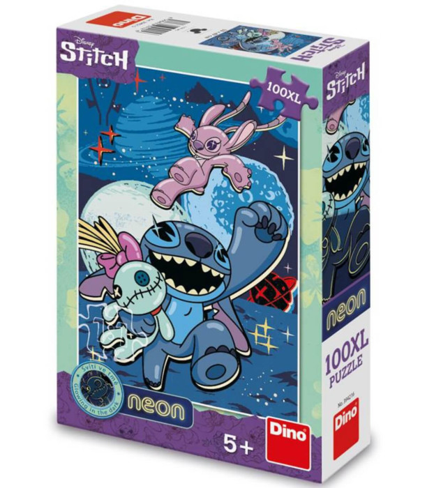 ДЕТСКИ ПЪЗЕЛ STITCH 100 XL ЧАСТИ НЕОН - ПЪЗЕЛИ И КУБЧЕТА