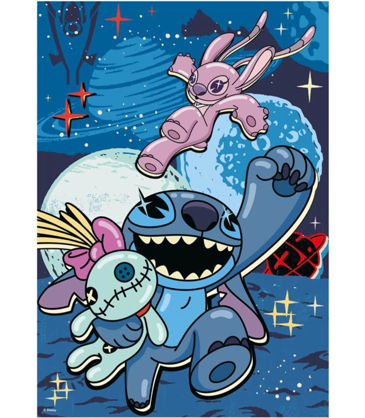 ДЕТСКИ ПЪЗЕЛ STITCH 100 XL ЧАСТИ НЕОН - ПЪЗЕЛИ И КУБЧЕТА
