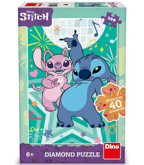 ДЕТСКИ ПЪЗЕЛ STITCH 200 ЧАСТИ ДИАМАНТ - ПЪЗЕЛИ И КУБЧЕТА