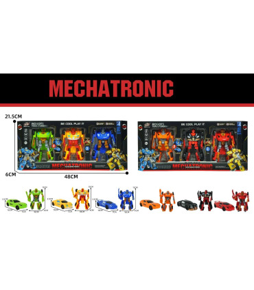 ТРАНСФОРМЪРС 3 БР. В КУТИЯ MECHATRONIC - Трансформъри