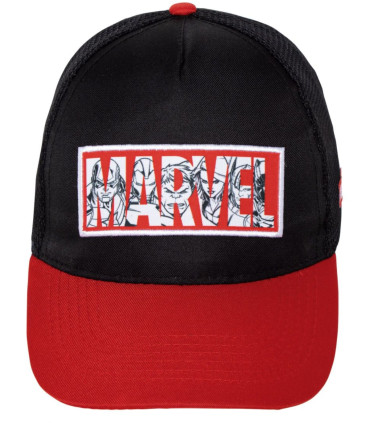ЮНОШЕСКА ШАПКА С КОЗИРКА И МРЕЖА MARVEL 56/58 - ДЕТСКИ ШАПКИ