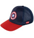 ЮНОШЕСКА ШАПКА С КОЗИРКА И МРЕЖА CAPTAIN AMERICA 56/58 - ДЕТСКИ ШАПКИ