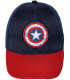 ЮНОШЕСКА ШАПКА С КОЗИРКА И МРЕЖА CAPTAIN AMERICA 56/58 - ДЕТСКИ ШАПКИ