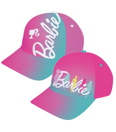 ДЕТСКА ШАПКА С КОЗИРКА BARBIE 2 ЦВЯТА 51/54 - ДЕТСКИ ШАПКИ