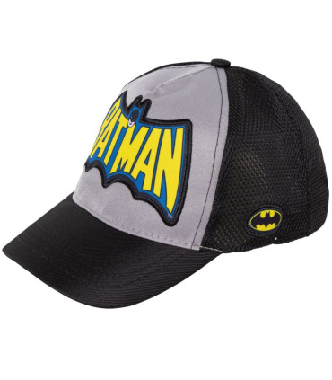 ДЕТСКА ШАПКА С КОЗИРКА, МРЕЖА И БРОДЕРИЯ BATMAN 51/54 - ДЕТСКИ ШАПКИ