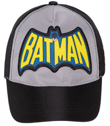 ДЕТСКА ШАПКА С КОЗИРКА, МРЕЖА И БРОДЕРИЯ BATMAN 51/54 - ДЕТСКИ ШАПКИ