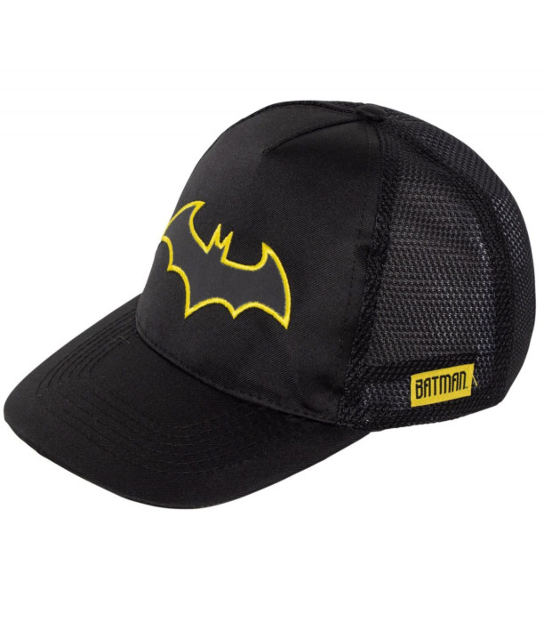ЮНОШЕСКА ШАПКА С КОЗИРКА И МРЕЖА BATMAN 56/58 - ДЕТСКИ ШАПКИ