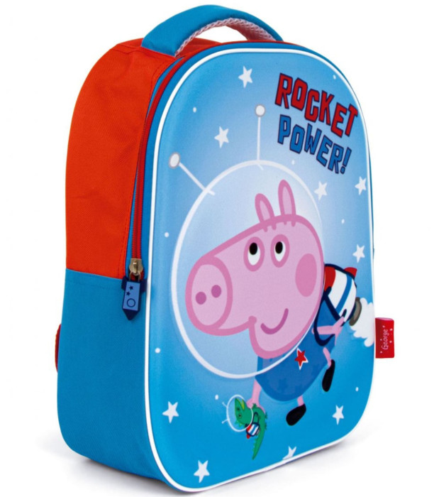 ДЕТСКА РАНИЦА 3D PEPPA PIG - GEORGE 28*34*10 - ДЕТСКИ РАНИЦИ