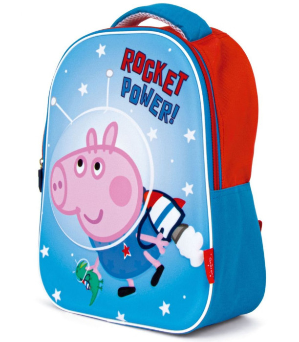 ДЕТСКА РАНИЦА 3D PEPPA PIG - GEORGE 28*34*10 - ДЕТСКИ РАНИЦИ
