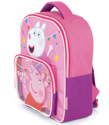 ДЕТСКА РАНИЦА С ПРЕДЕН ДЖОБ PEPPA PIG 33*26*14 - ДЕТСКИ РАНИЦИ