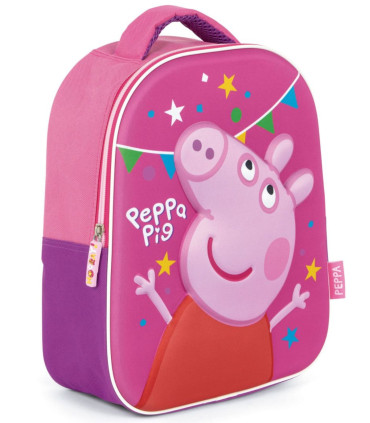 ДЕТСКА РАНИЦА 3D PEPPA PIG 28*34*10 - ДЕТСКИ РАНИЦИ