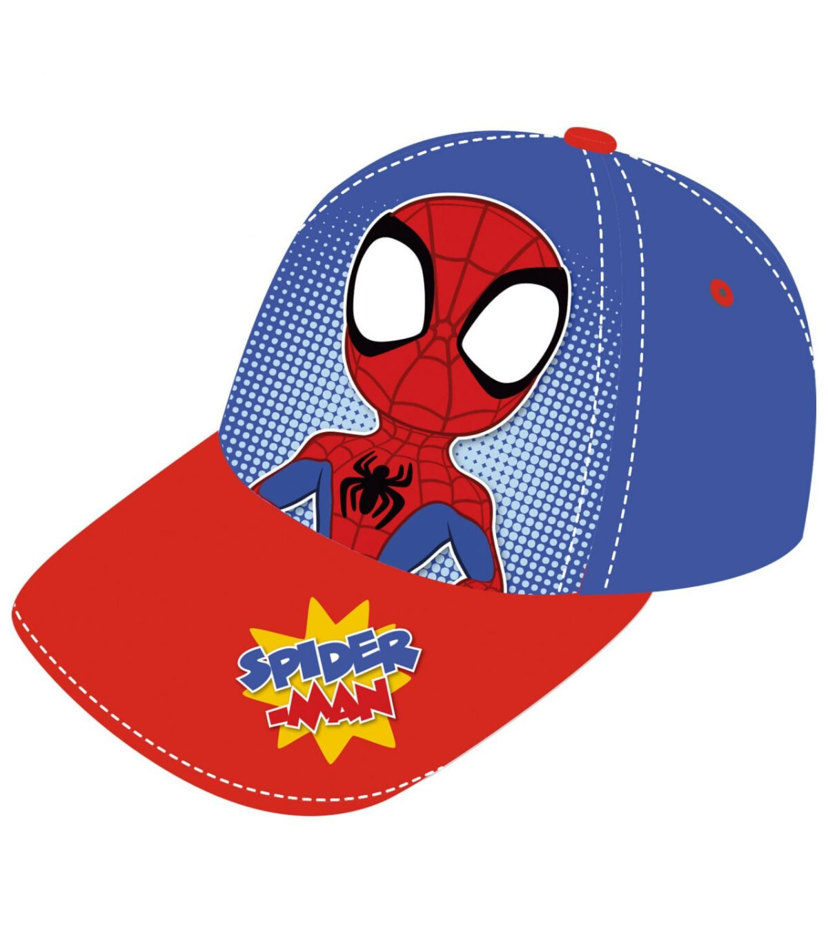 ДЕТСКА ШАПКА С КОЗИРКА SPIDER-MAN 2 ЦВЯТА 48/51 - ДЕТСКИ ШАПКИ