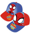 ДЕТСКА ШАПКА С КОЗИРКА SPIDER-MAN 2 ЦВЯТА 48/51