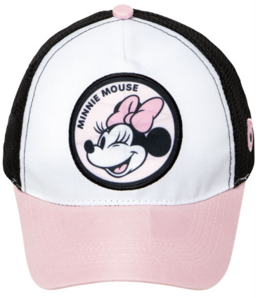 ДЕТСКА ШАПКА С КОЗИРКА И МРЕЖА MINNIE MOUSE 51/54 - ДЕТСКИ ШАПКИ