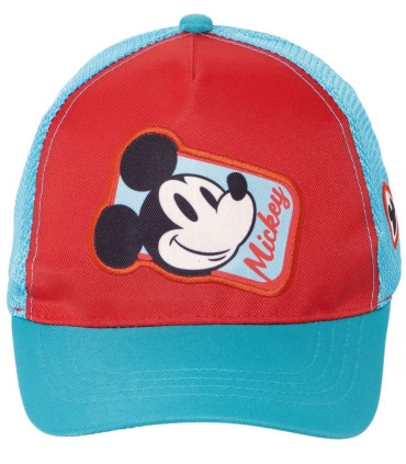 ДЕТСКА ШАПКА С КОЗИРКА И МРЕЖА MICKEY MOUSE 51/54 - ДЕТСКИ ШАПКИ